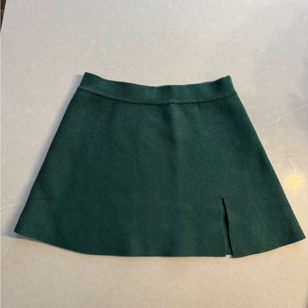 Altar'd State Dark Green Mini Skirt